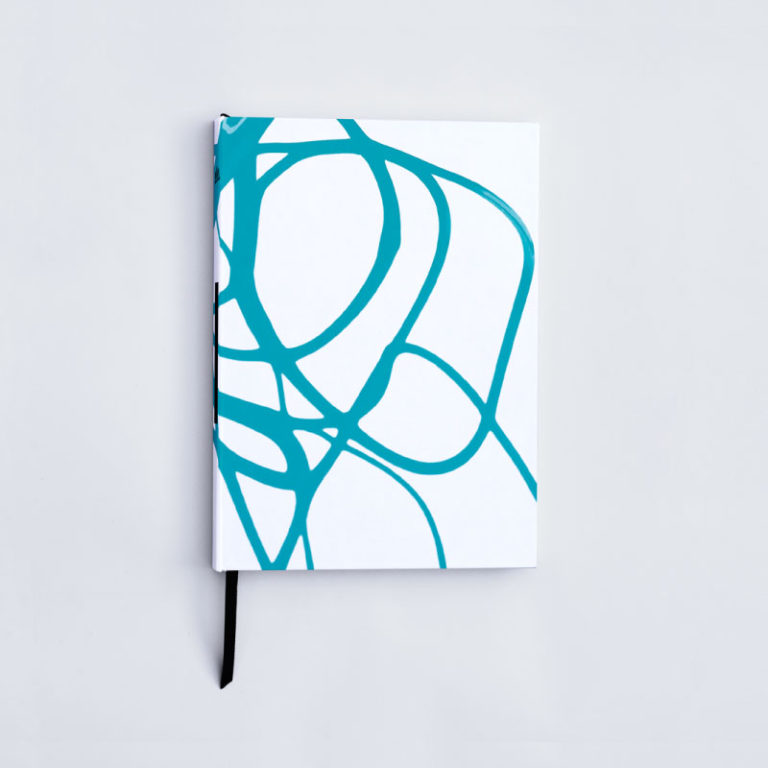 Turquoise Ink notebook - Graphic Designer